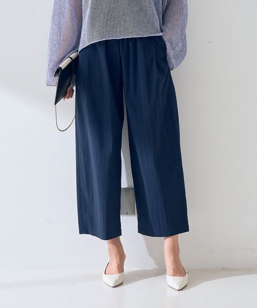 Rouge vif la cle / ルージュ・ヴィフ ラクレ ショート・ハーフ・半端丈パンツ | 【ロングセラー】【2026SS新色登場】イージーワイドパンツ/ウエストゴム/クロ | 詳細26