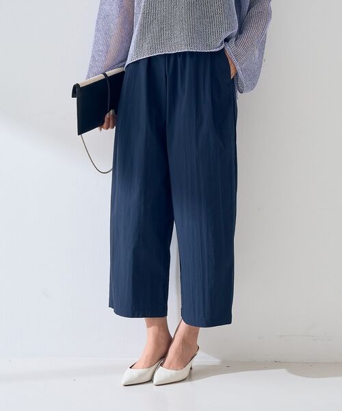 Rouge vif la cle / ルージュ・ヴィフ ラクレ ショート・ハーフ・半端丈パンツ | 【ロングセラー】【2026SS新色登場】イージーワイドパンツ/ウエストゴム/クロ | 詳細27