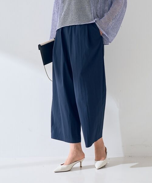 Rouge vif la cle / ルージュ・ヴィフ ラクレ ショート・ハーフ・半端丈パンツ | 【ロングセラー】【2026SS新色登場】イージーワイドパンツ/ウエストゴム/クロ | 詳細28