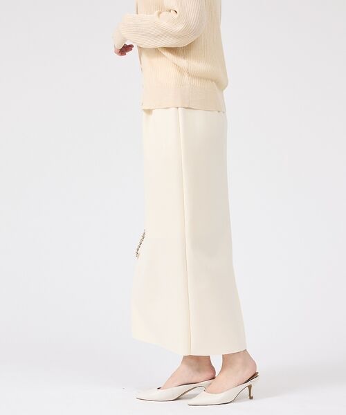 Rouge vif la cle / ルージュ・ヴィフ ラクレ ロング・マキシ丈スカート | ストレッチダンボールタイトスカート | 詳細2