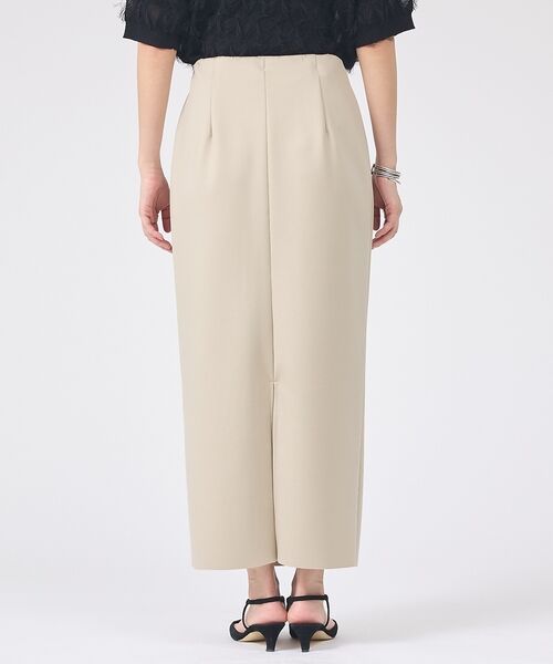 Rouge vif la cle / ルージュ・ヴィフ ラクレ ロング・マキシ丈スカート | ストレッチダンボールタイトスカート | 詳細16