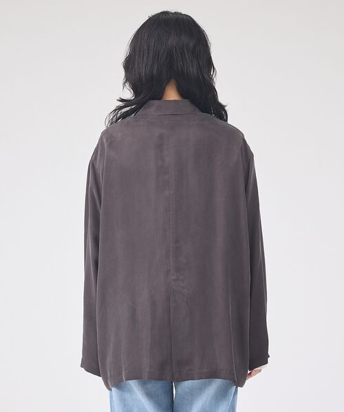 Rouge vif la cle / ルージュ・ヴィフ ラクレ テーラードジャケット | 【セットアップ対応】キュプラフィブリルダブルジャケット【予約】 | 詳細27