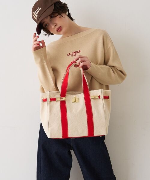 Rouge vif la cle / ルージュ・ヴィフ ラクレ トートバッグ | 【CHIMERE/シメール】キャンバスミニトート（小） | 詳細6