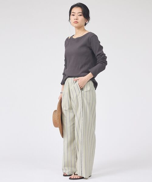 Rouge vif la cle / ルージュ・ヴィフ ラクレ Tシャツ | 【IRONING/アイロニング】アシンメトリーロングスリーブTシャツ/ロンT/カ | 詳細11