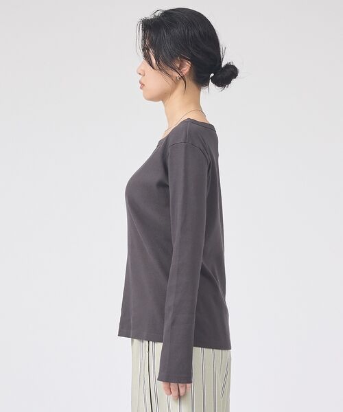 Rouge vif la cle / ルージュ・ヴィフ ラクレ Tシャツ | 【IRONING/アイロニング】アシンメトリーロングスリーブTシャツ/ロンT/カ | 詳細15