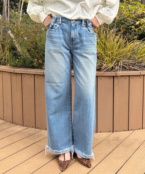 Rouge vif la cle / ルージュ・ヴィフ ラクレ デニムパンツ | 【RED CARD/レッドカード】Wish ウィッシュ ワイドストレートデニム/ | 詳細1