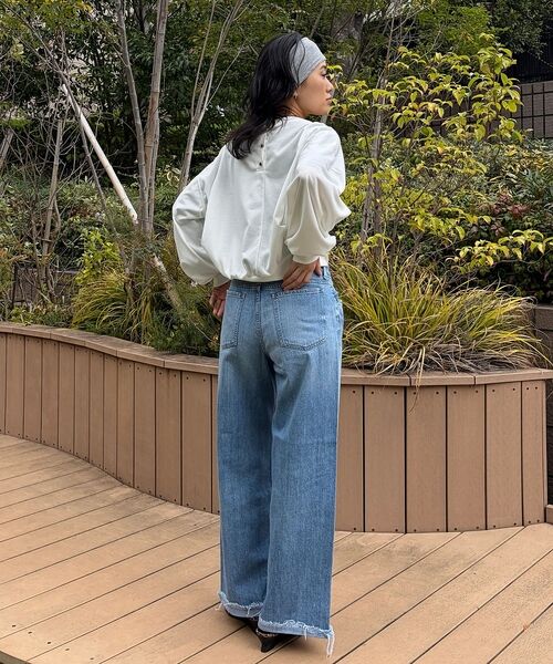 Rouge vif la cle / ルージュ・ヴィフ ラクレ デニムパンツ | 【RED CARD/レッドカード】Wish ウィッシュ ワイドストレートデニム/ | 詳細13