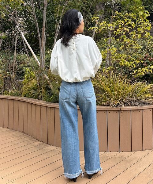 Rouge vif la cle / ルージュ・ヴィフ ラクレ デニムパンツ | 【RED CARD/レッドカード】Wish ウィッシュ ワイドストレートデニム/ | 詳細14