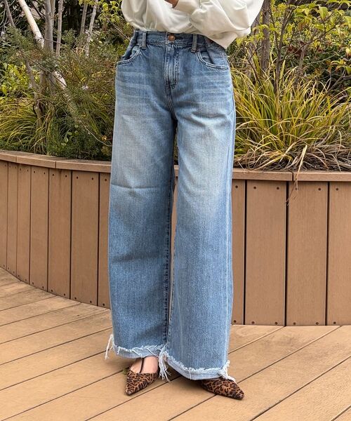 Rouge vif la cle / ルージュ・ヴィフ ラクレ デニムパンツ | 【RED CARD/レッドカード】Wish ウィッシュ ワイドストレートデニム/ | 詳細2