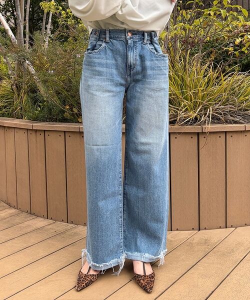 Rouge vif la cle / ルージュ・ヴィフ ラクレ デニムパンツ | 【RED CARD/レッドカード】Wish ウィッシュ ワイドストレートデニム/ | 詳細3