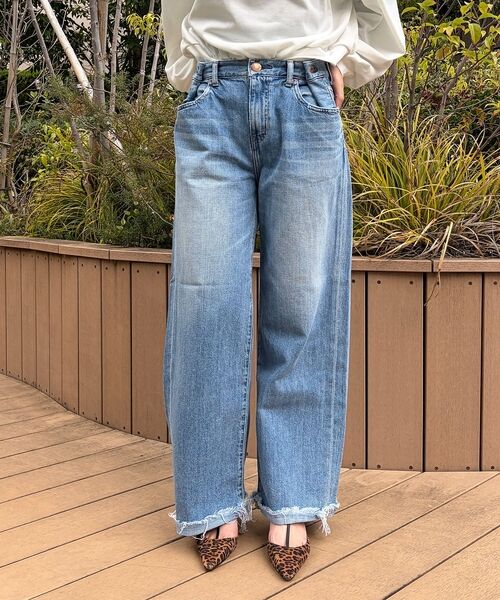 Rouge vif la cle / ルージュ・ヴィフ ラクレ デニムパンツ | 【RED CARD/レッドカード】Wish ウィッシュ ワイドストレートデニム/ | 詳細4