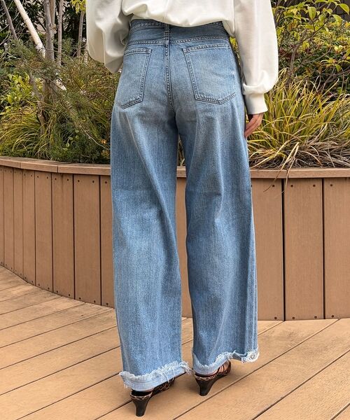 Rouge vif la cle / ルージュ・ヴィフ ラクレ デニムパンツ | 【RED CARD/レッドカード】Wish ウィッシュ ワイドストレートデニム/ | 詳細6