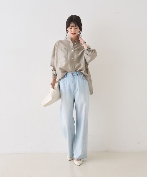 Rouge vif la cle / ルージュ・ヴィフ ラクレ デニムパンツ | 【RED CARD/レッドカード】Manoa マノア イージーストレートデニム/ | 詳細14