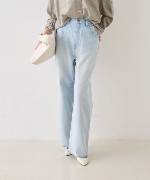 Rouge vif la cle / ルージュ・ヴィフ ラクレ デニムパンツ | 【RED CARD/レッドカード】Manoa マノア イージーストレートデニム/ | 詳細3