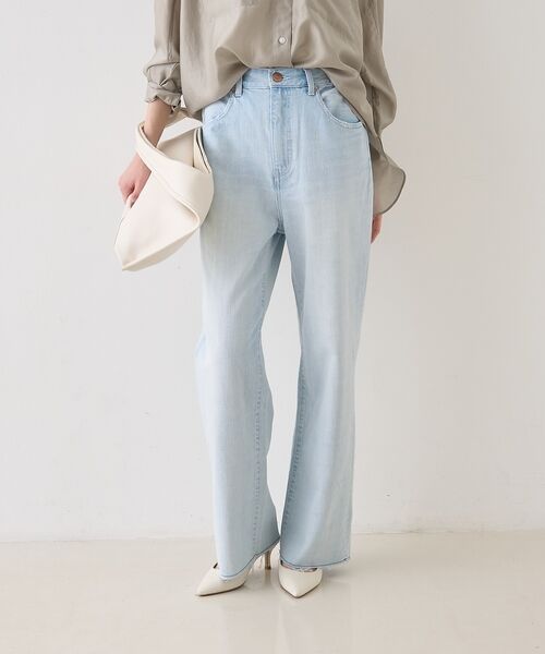 Rouge vif la cle / ルージュ・ヴィフ ラクレ デニムパンツ | 【RED CARD/レッドカード】Manoa マノア イージーストレートデニム/ | 詳細4