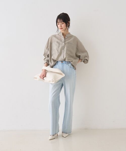 Rouge vif la cle / ルージュ・ヴィフ ラクレ デニムパンツ | 【RED CARD/レッドカード】Manoa マノア イージーストレートデニム/ | 詳細9