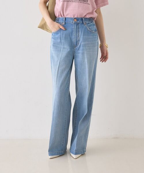 Rouge vif la cle / ルージュ・ヴィフ ラクレ デニムパンツ | 【RED CARD/レッドカード】Relaxy Slogan リラクシー スロー | 詳細1