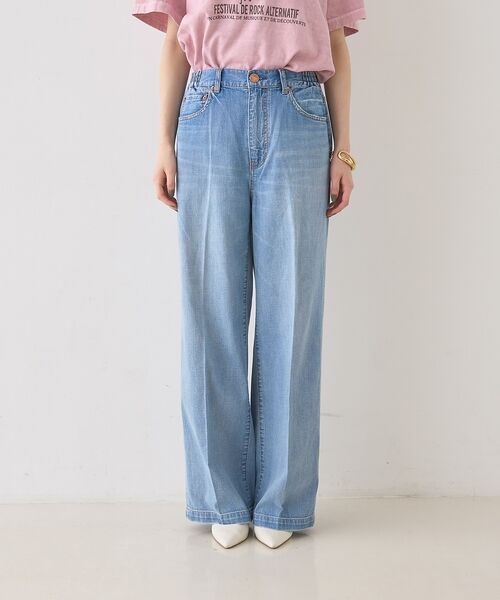 Rouge vif la cle / ルージュ・ヴィフ ラクレ デニムパンツ | 【RED CARD/レッドカード】Relaxy Slogan リラクシー スロー | 詳細14