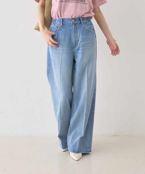 Rouge vif la cle / ルージュ・ヴィフ ラクレ デニムパンツ | 【RED CARD/レッドカード】Relaxy Slogan リラクシー スロー | 詳細2