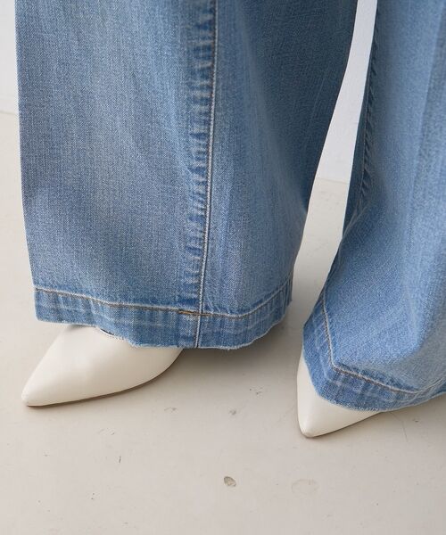 Rouge vif la cle / ルージュ・ヴィフ ラクレ デニムパンツ | 【RED CARD/レッドカード】Relaxy Slogan リラクシー スロー | 詳細20