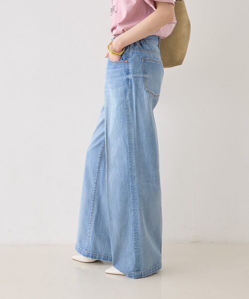 Rouge vif la cle / ルージュ・ヴィフ ラクレ デニムパンツ | 【RED CARD/レッドカード】Relaxy Slogan リラクシー スロー | 詳細3