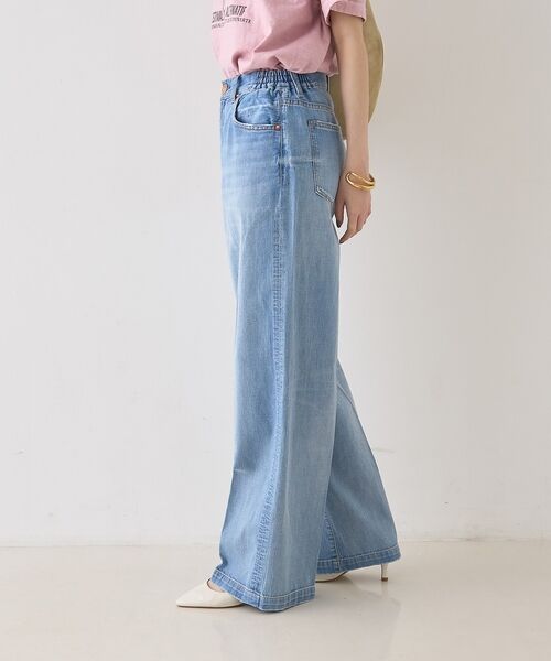 Rouge vif la cle / ルージュ・ヴィフ ラクレ デニムパンツ | 【RED CARD/レッドカード】Relaxy Slogan リラクシー スロー | 詳細4