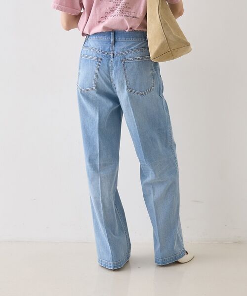 Rouge vif la cle / ルージュ・ヴィフ ラクレ デニムパンツ | 【RED CARD/レッドカード】Relaxy Slogan リラクシー スロー | 詳細6