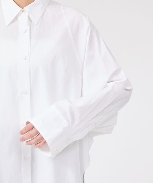 Rouge vif la cle / ルージュ・ヴィフ ラクレ シャツ・ブラウス | ドルマンストレッチブロードビックシャツ【予約】 | 詳細12