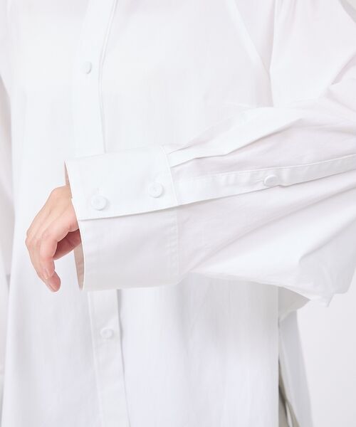 Rouge vif la cle / ルージュ・ヴィフ ラクレ シャツ・ブラウス | ドルマンストレッチブロードビックシャツ【予約】 | 詳細13