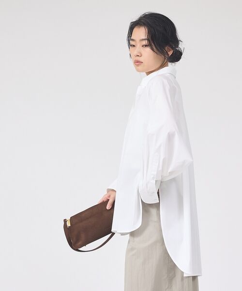 Rouge vif la cle / ルージュ・ヴィフ ラクレ シャツ・ブラウス | ドルマンストレッチブロードビックシャツ【予約】 | 詳細3