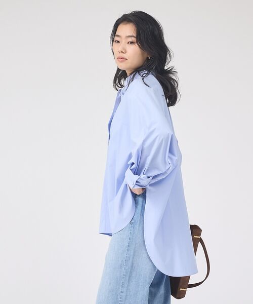 Rouge vif la cle / ルージュ・ヴィフ ラクレ シャツ・ブラウス | ドルマンストレッチブロードビックシャツ【予約】 | 詳細19