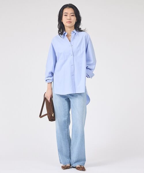 Rouge vif la cle / ルージュ・ヴィフ ラクレ シャツ・ブラウス | ドルマンストレッチブロードビックシャツ【予約】 | 詳細21