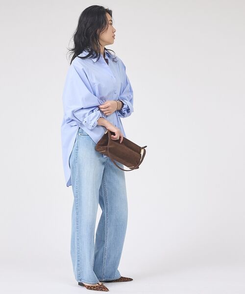 Rouge vif la cle / ルージュ・ヴィフ ラクレ シャツ・ブラウス | ドルマンストレッチブロードビックシャツ【予約】 | 詳細22