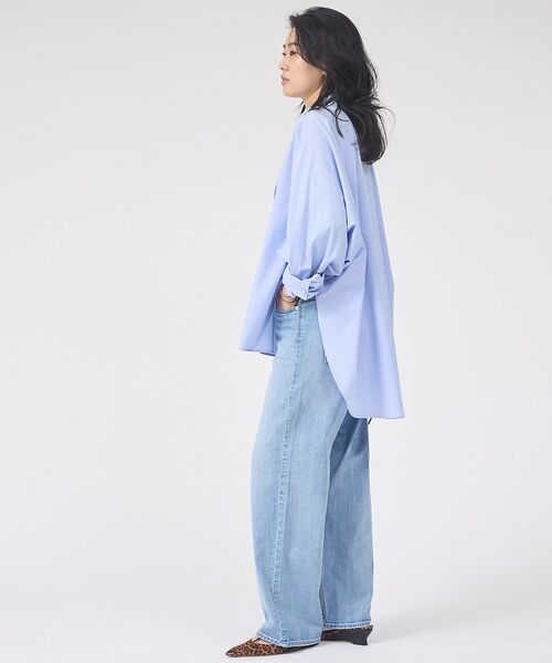 Rouge vif la cle / ルージュ・ヴィフ ラクレ シャツ・ブラウス | ドルマンストレッチブロードビックシャツ【予約】 | 詳細23