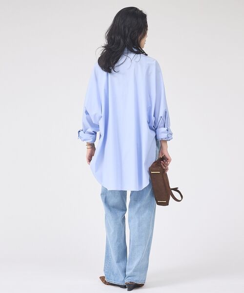 Rouge vif la cle / ルージュ・ヴィフ ラクレ シャツ・ブラウス | ドルマンストレッチブロードビックシャツ【予約】 | 詳細24