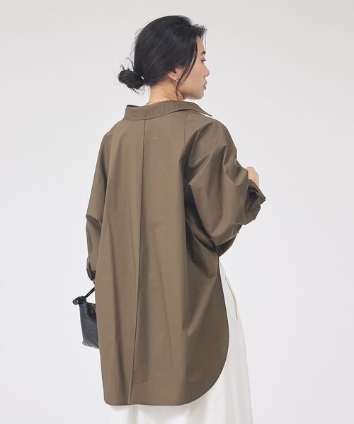 Rouge vif la cle / ルージュ・ヴィフ ラクレ シャツ・ブラウス | ドルマンストレッチブロードビックシャツ【予約】 | 詳細28