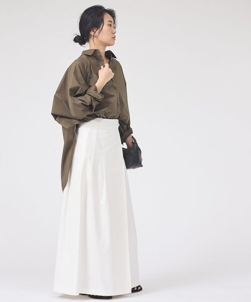 Rouge vif la cle / ルージュ・ヴィフ ラクレ シャツ・ブラウス | ドルマンストレッチブロードビックシャツ【予約】 | 詳細30