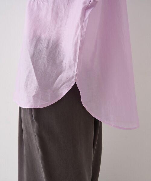 Rouge vif la cle / ルージュ・ヴィフ ラクレ シャツ・ブラウス | シアースタンドネックシャツ【予約】 | 詳細28