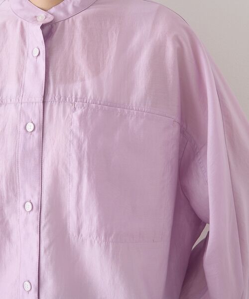 Rouge vif la cle / ルージュ・ヴィフ ラクレ シャツ・ブラウス | シアースタンドネックシャツ【予約】 | 詳細30