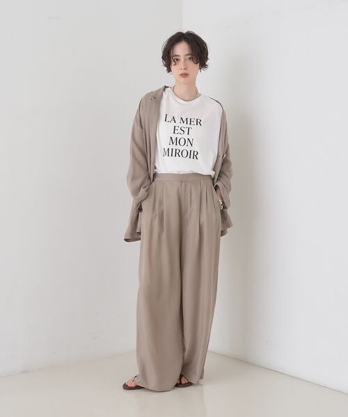 Rouge vif la cle / ルージュ・ヴィフ ラクレ Tシャツ | シアーロゴオーバーサイズTシャツ【予約】 | 詳細16