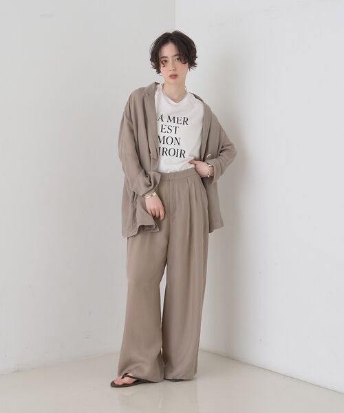 Rouge vif la cle / ルージュ・ヴィフ ラクレ Tシャツ | シアーロゴオーバーサイズTシャツ【予約】 | 詳細18