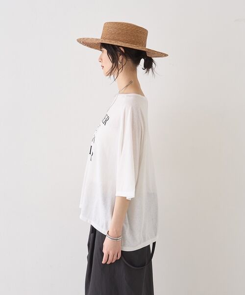 Rouge vif la cle / ルージュ・ヴィフ ラクレ Tシャツ | シアーロゴオーバーサイズTシャツ【予約】 | 詳細20