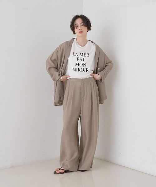 Rouge vif la cle / ルージュ・ヴィフ ラクレ Tシャツ | シアーロゴオーバーサイズTシャツ【予約】 | 詳細27