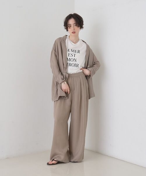 Rouge vif la cle / ルージュ・ヴィフ ラクレ Tシャツ | シアーロゴオーバーサイズTシャツ【予約】 | 詳細28