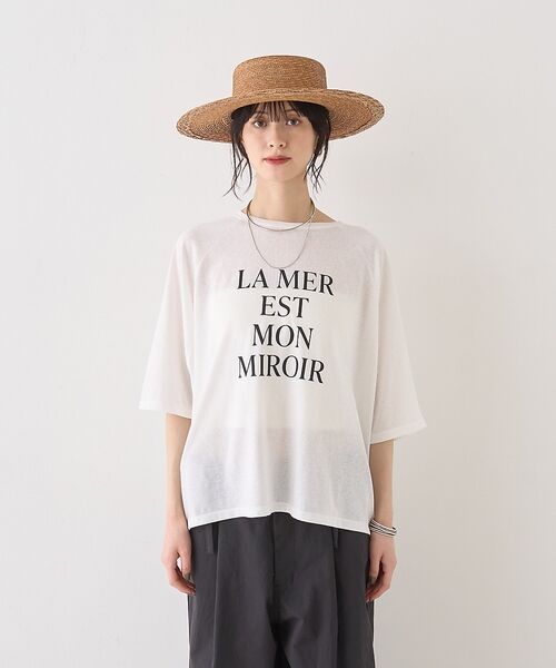 Rouge vif la cle / ルージュ・ヴィフ ラクレ Tシャツ | シアーロゴオーバーサイズTシャツ【予約】 | 詳細29
