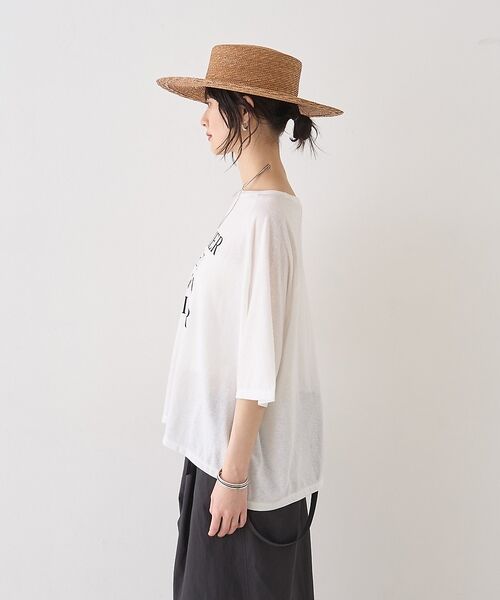 Rouge vif la cle / ルージュ・ヴィフ ラクレ Tシャツ | シアーロゴオーバーサイズTシャツ【予約】 | 詳細30