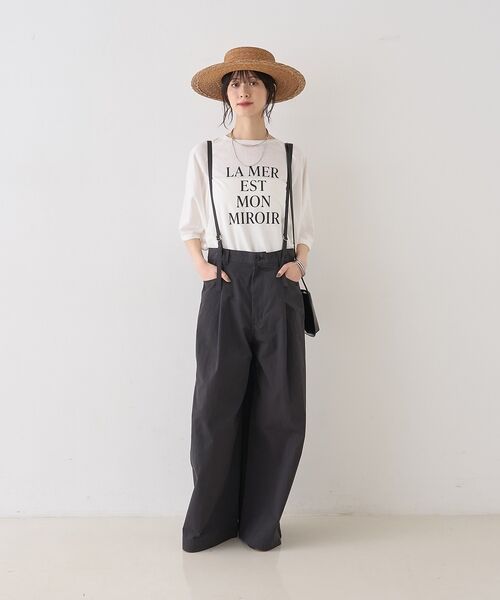 Rouge vif la cle / ルージュ・ヴィフ ラクレ Tシャツ | シアーロゴオーバーサイズTシャツ【予約】 | 詳細6