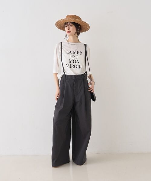 Rouge vif la cle / ルージュ・ヴィフ ラクレ Tシャツ | シアーロゴオーバーサイズTシャツ【予約】 | 詳細8