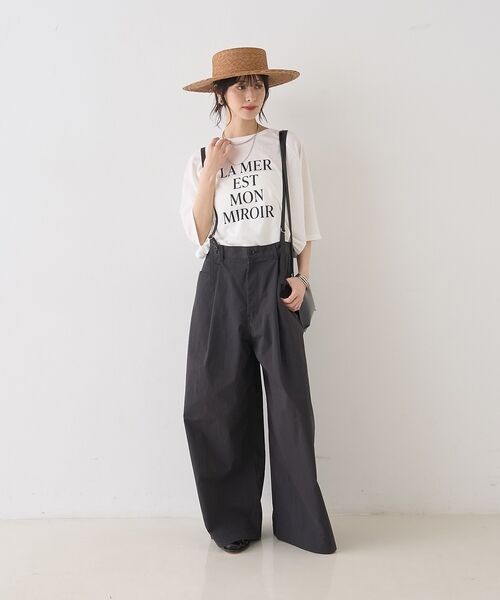 Rouge vif la cle / ルージュ・ヴィフ ラクレ Tシャツ | シアーロゴオーバーサイズTシャツ【予約】 | 詳細9