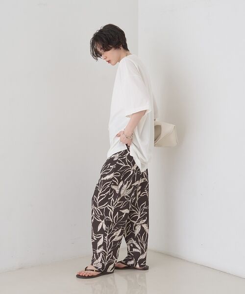 Rouge vif la cle / ルージュ・ヴィフ ラクレ Tシャツ | コットンバックドレープTシャツ/セミロング丈【予約】 | 詳細13